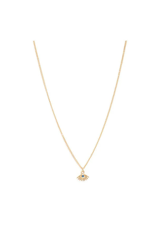 Chain Eye Necklace Women Modern Minimal Daily Jewelry